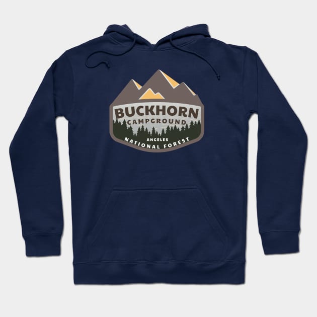 Buckhorn Campground Angeles National Forest Logo Hoodie by Spatium Natura